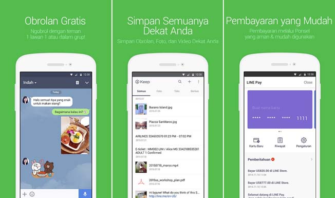 Download LINE untuk Android, Buat Chatingmu Semakin Seru